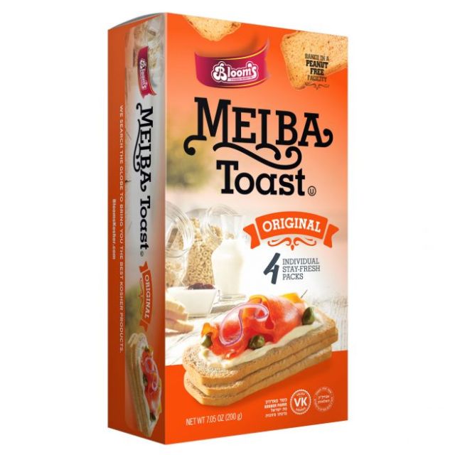 Blooms Melba Toast Original 4 Packs 7.14 Oz